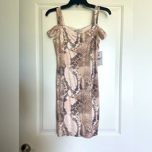NWT - Guess Snake-print Dress - Size Small